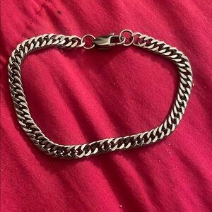 Men's Silver Chain Bracelet